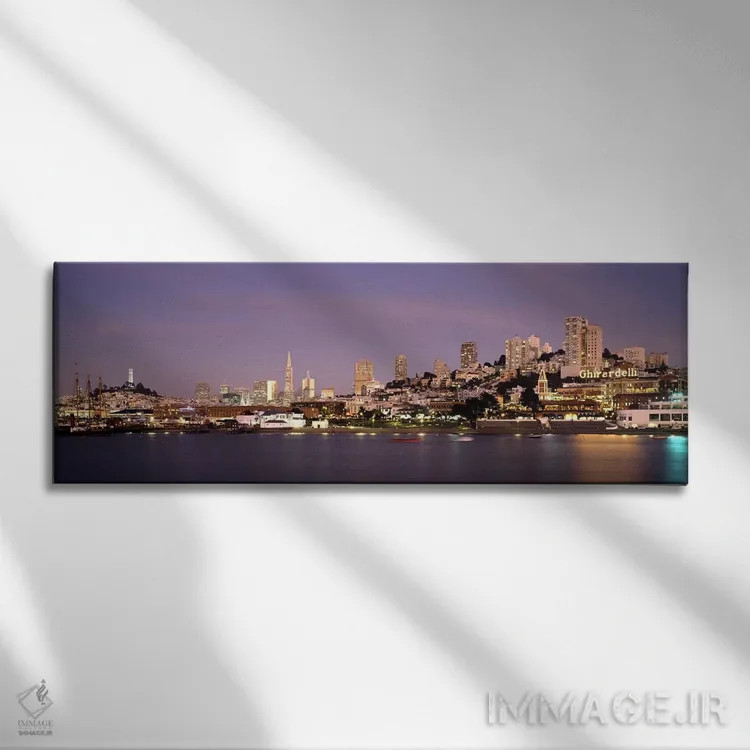 تابلو دکوراتیو Coit Tower, Ghirardelli Square, San Francisco, Californ… اثر پانورامیک ایمجز - نمای روبهرو روی دیوار