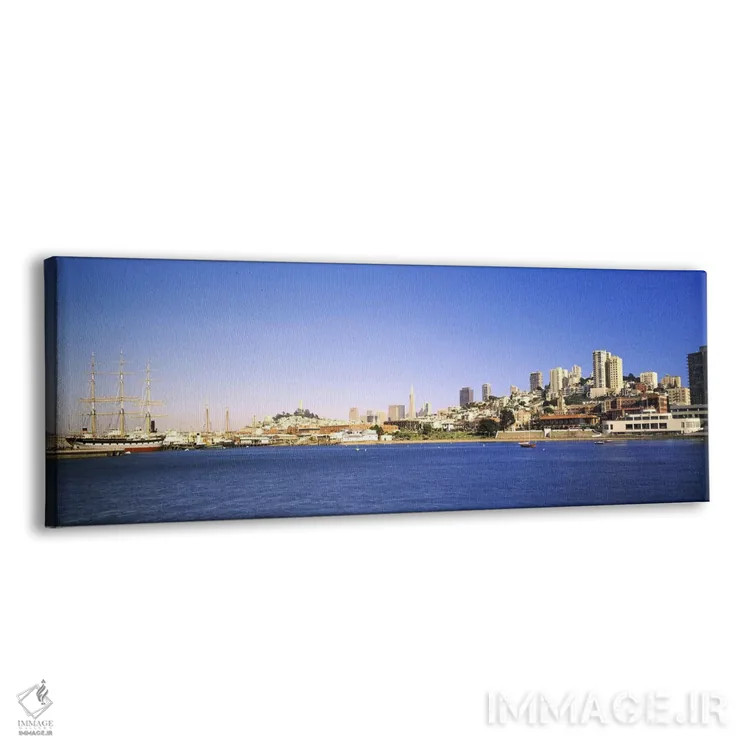 تابلو دکوراتیو Coit Tower, Ghirardelli Square, San Francisco, Californ… اثر پانورامیک ایمجز - نمای پرسپکتیو محصول