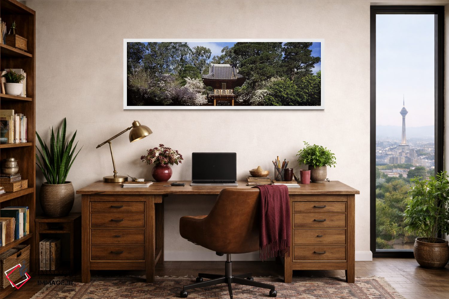 تابلو دکوراتیو Japanese Tea Garden, Golden Gate Park, San Francisco, C… اثر پانورامیک ایمجز - D1W