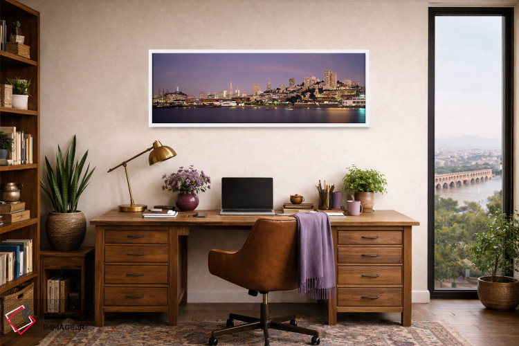 تابلو دکوراتیو Coit Tower, Ghirardelli Square, San Francisco, Californ… اثر پانورامیک ایمجز - D1W