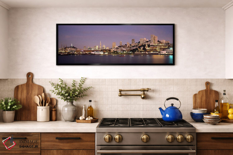 تابلو دکوراتیو Coit Tower, Ghirardelli Square, San Francisco, Californ… اثر پانورامیک ایمجز - D2B