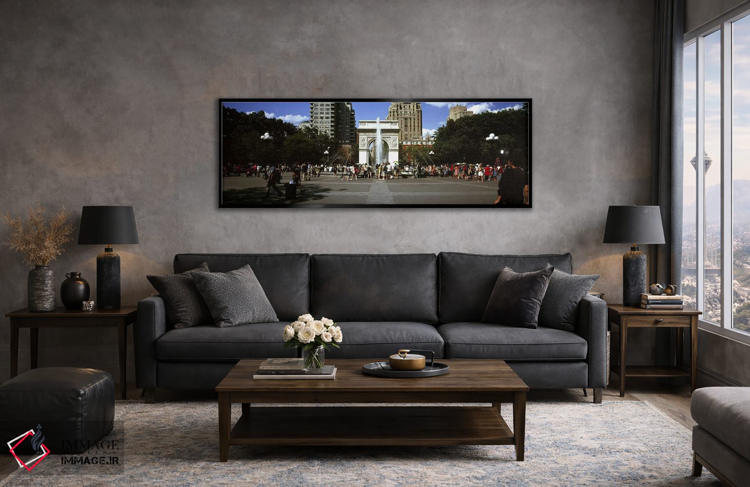 تابلو دکوراتیو Washington Square Arch, Washington Square Park, Manhatt… اثر پانورامیک ایمجز - D6B