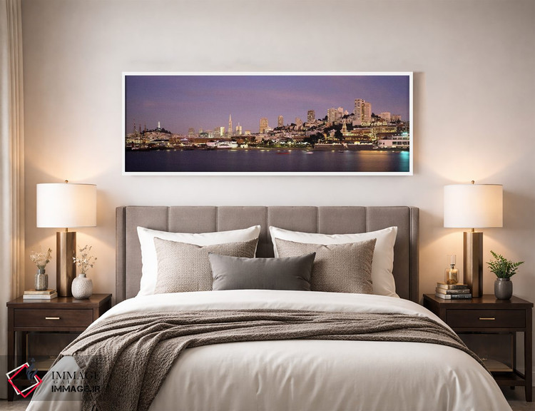 تابلو دکوراتیو Coit Tower, Ghirardelli Square, San Francisco, Californ… اثر پانورامیک ایمجز - D3W