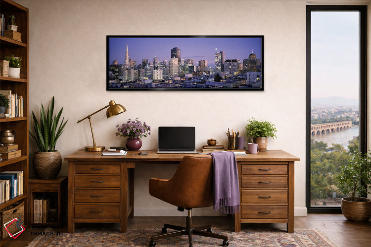 تابلو دکوراتیو San Francisco, California, USA #3,نمای زاویه بالا از یک… اثر پانورامیک ایمجز - D3B