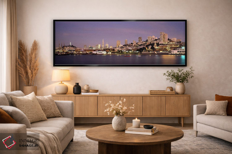 تابلو دکوراتیو Coit Tower, Ghirardelli Square, San Francisco, Californ… اثر پانورامیک ایمجز - D5B
