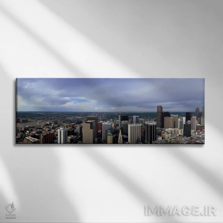 تابلو دکوراتیو Denver, Denver county, Colorado, USA #2,ساختمان ها در ی… اثر پانورامیک ایمجز - نمای روبهرو روی دیوار