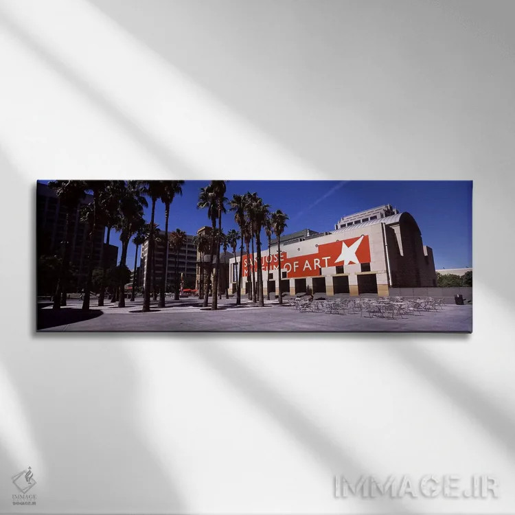 تابلو دکوراتیو Downtown San Jose, San Jose, Santa Clara County, Califo… اثر پانورامیک ایمجز - نمای روبهرو روی دیوار