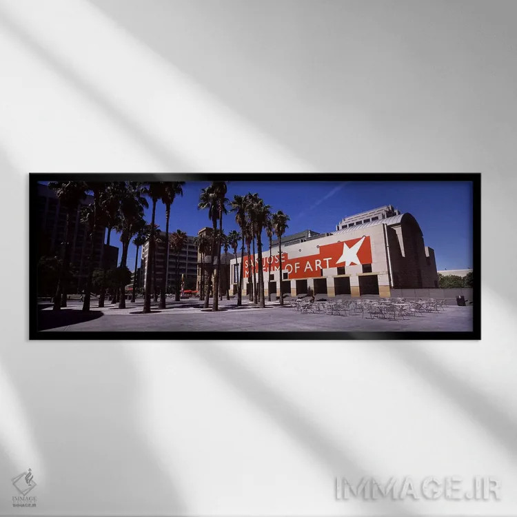 تابلو دکوراتیو Downtown San Jose, San Jose, Santa Clara County, Califo… اثر پانورامیک ایمجز - نمای قابدار مشکی