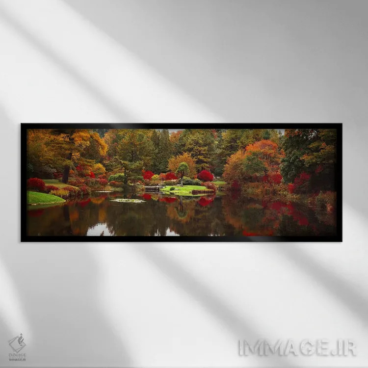 تابلو دکوراتیو Golden Gate Park, Asian Art Museum, San Francisco, Cali… اثر پانورامیک ایمجز - نمای قابدار مشکی