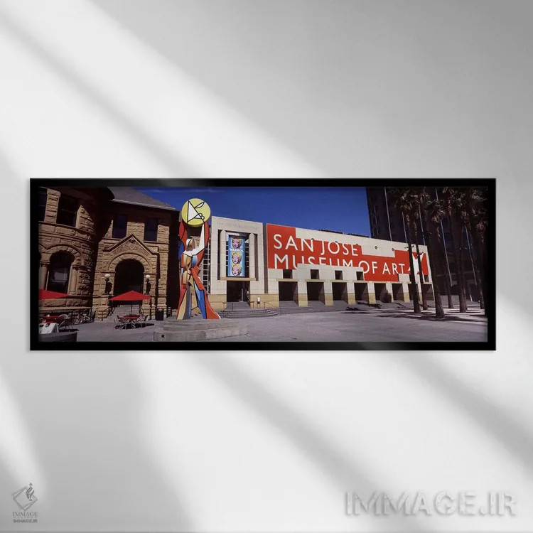 تابلو دکوراتیو San Jose Museum Of Art, Downtown San Jose, San Jose, Sa… اثر پانورامیک ایمجز - نمای قابدار مشکی