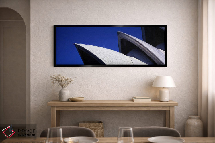تابلو دکوراتیو Sydney Opera House, Sydney Harbor, Sydney, New South Wa… اثر پانورامیک ایمجز - D2B