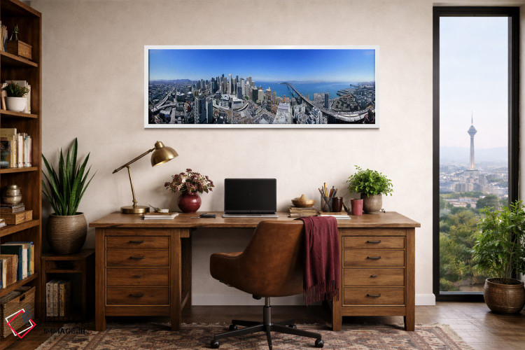 تابلو دکوراتیو Rincon Hill, San Francisco, California, USA,نمای ۳۶۰ در… اثر پانورامیک ایمجز - D1W