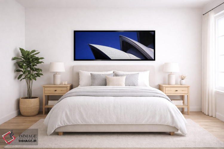 تابلو دکوراتیو Sydney Opera House, Sydney Harbor, Sydney, New South Wa… اثر پانورامیک ایمجز - D6B