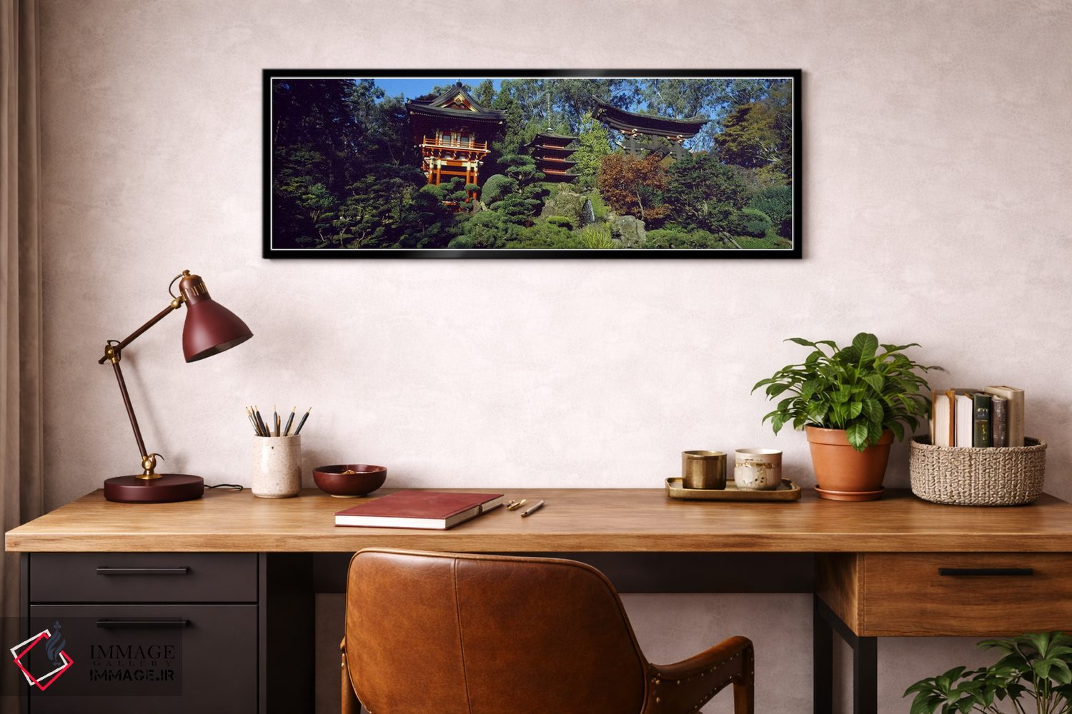 تابلو دکوراتیو Japanese Tea Garden, Golden Gate Park, Asian Art Museum… اثر پانورامیک ایمجز - D3B