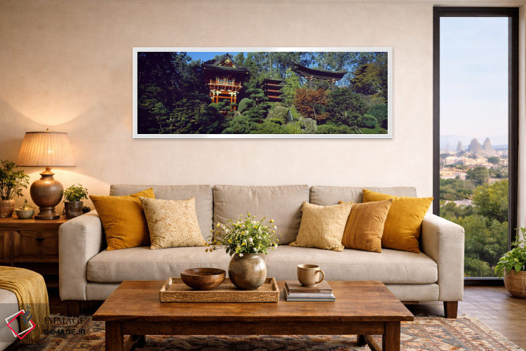تابلو دکوراتیو Japanese Tea Garden, Golden Gate Park, Asian Art Museum… اثر پانورامیک ایمجز - D5W