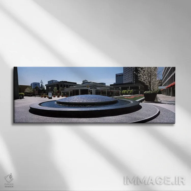 تابلو دکوراتیو Downtown San Jose, San Jose, Santa Clara County, Califo… اثر پانورامیک ایمجز - نمای روبهرو روی دیوار