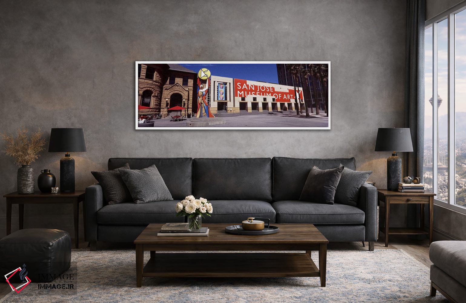 تابلو دکوراتیو San Jose Museum Of Art, Downtown San Jose, San Jose, Sa… اثر پانورامیک ایمجز - D5W
