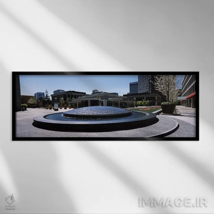 تابلو دکوراتیو Downtown San Jose, San Jose, Santa Clara County, Califo… اثر پانورامیک ایمجز - نمای قابدار مشکی