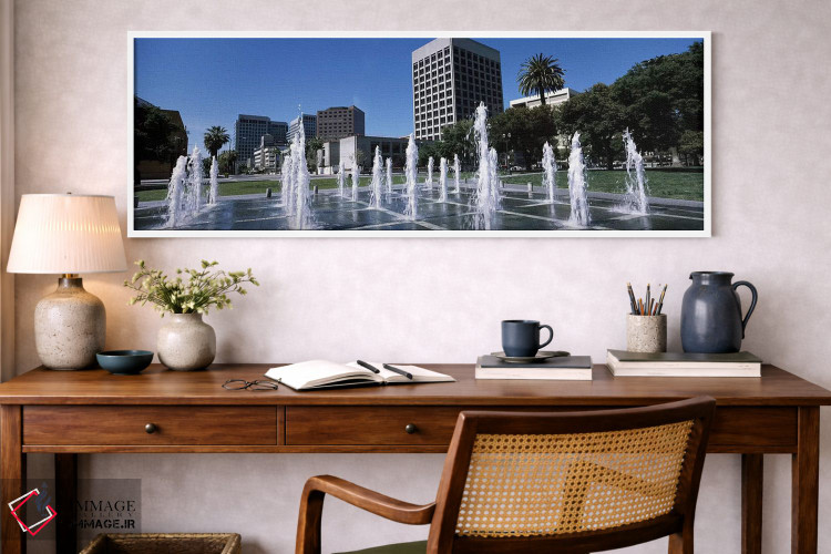 تابلو دکوراتیو Downtown San Jose, San Jose, Santa Clara County, Califo… اثر پانورامیک ایمجز - D1W
