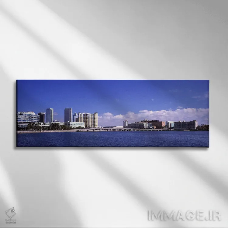 تابلو دکوراتیو Hillsborough Bay, Tampa, Hillsborough County, Florida… اثر پانورامیک ایمجز - نمای روبهرو روی دیوار