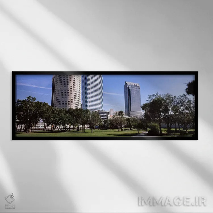 تابلو دکوراتیو Plant Park, University Of Tampa, Tampa, Hillsborough Co… اثر پانورامیک ایمجز - نمای قابدار مشکی