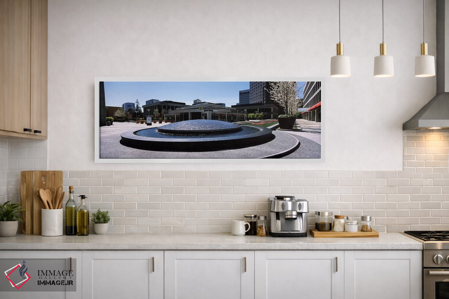 تابلو دکوراتیو Downtown San Jose, San Jose, Santa Clara County, Califo… اثر پانورامیک ایمجز - D1W