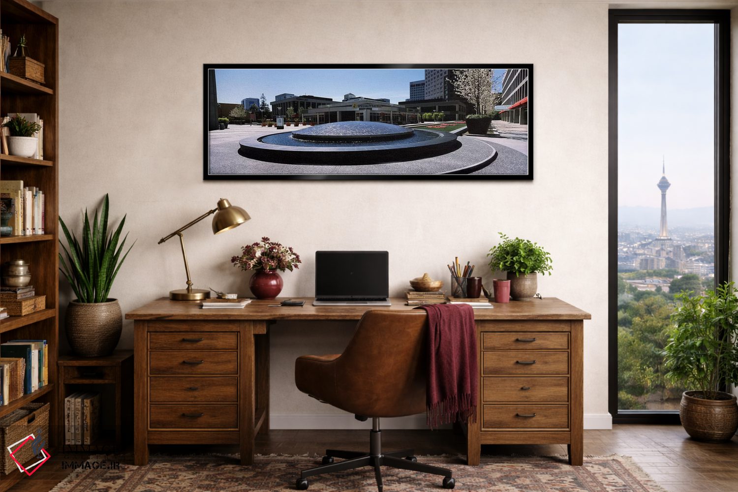 تابلو دکوراتیو Downtown San Jose, San Jose, Santa Clara County, Califo… اثر پانورامیک ایمجز - D2B