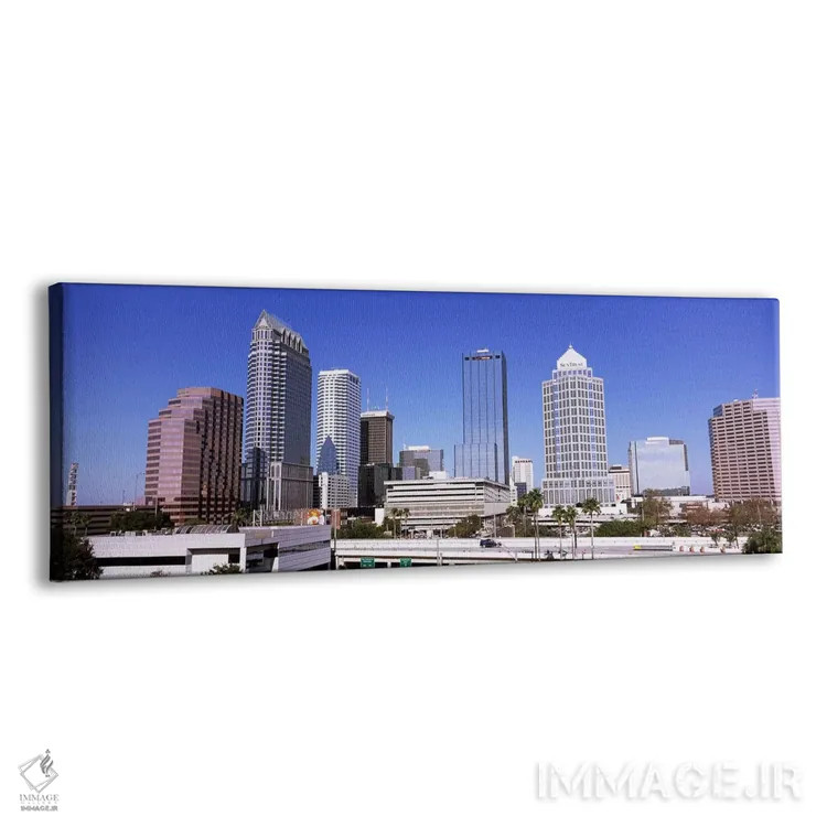 تابلو دکوراتیو Tampa, Hillsborough County, Florida, USA,آسمان خراش در… اثر پانورامیک ایمجز - نمای پرسپکتیو محصول