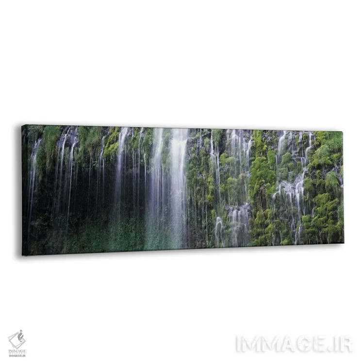 تابلو دکوراتیو Mossbrae Falls, Sacramento River, Dunsmuir, Siskiyou Co… اثر پانورامیک ایمجز - نمای پرسپکتیو محصول