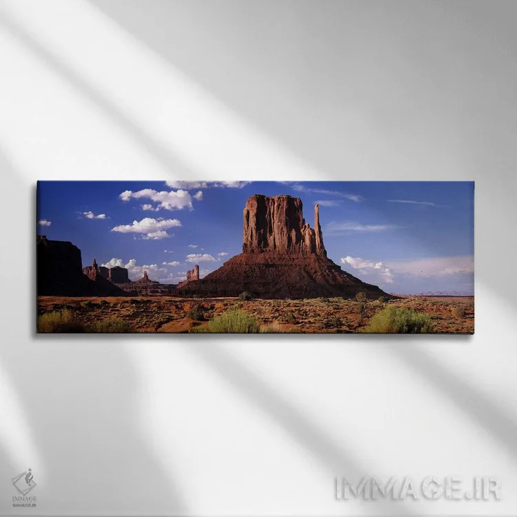 تابلو دکوراتیو Monument Valley, Navajo Nation, Arizona, USA,ویست میتن… اثر پانورامیک ایمجز - نمای روبهرو روی دیوار