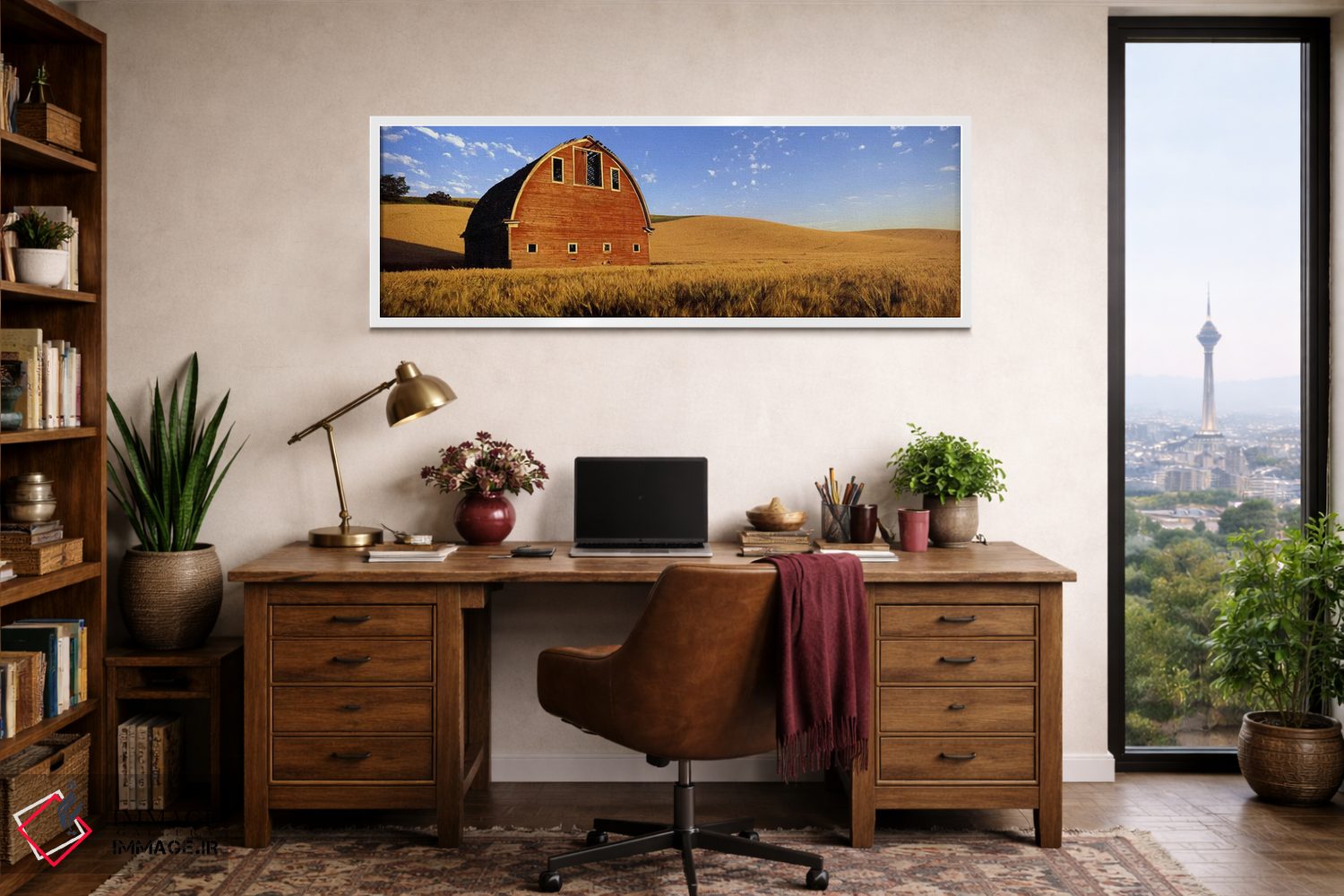 تابلو دکوراتیو Palouse, Whitman County, Washington State, USA #4,انبار… اثر پانورامیک ایمجز - D1W