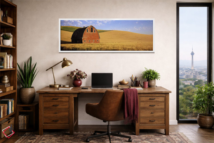 تابلو دکوراتیو Palouse, Whitman County, Washington State, USA #3,انبار… اثر پانورامیک ایمجز - D1W