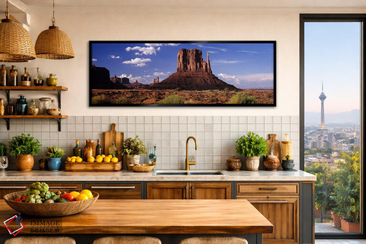 تابلو دکوراتیو Monument Valley, Navajo Nation, Arizona, USA,ویست میتن… اثر پانورامیک ایمجز - D2B
