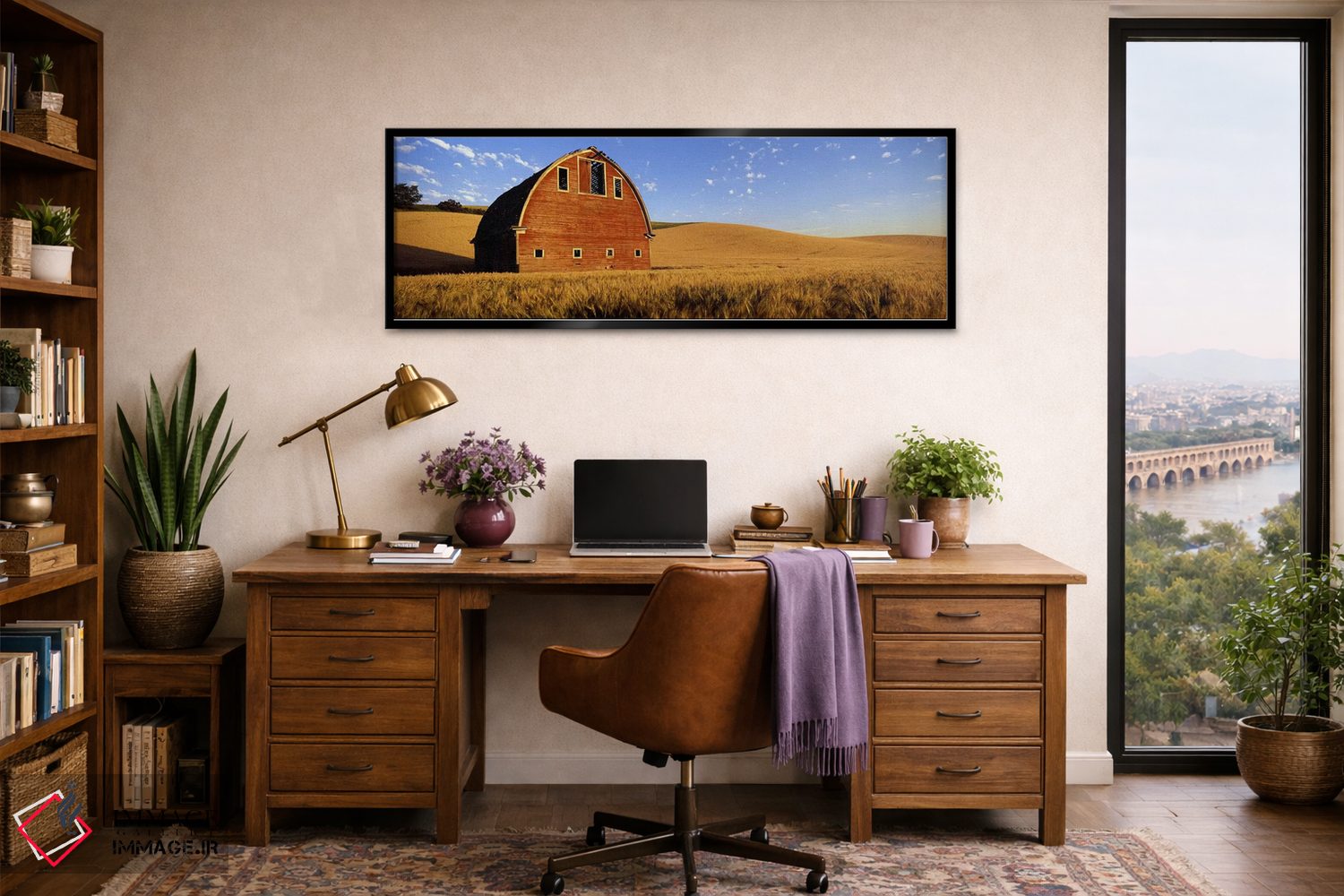 تابلو دکوراتیو Palouse, Whitman County, Washington State, USA #4,انبار… اثر پانورامیک ایمجز - D2B
