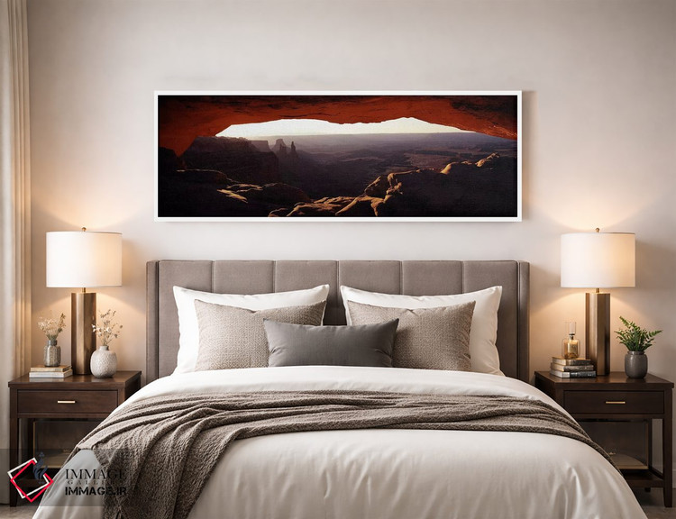 تابلو دکوراتیو Canyonlands National Park, Utah, USA,منظره صبحگاهی از ق… اثر پانورامیک ایمجز - D3W