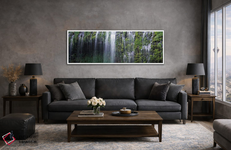 تابلو دکوراتیو Mossbrae Falls, Sacramento River, Dunsmuir, Siskiyou Co… اثر پانورامیک ایمجز - D3W