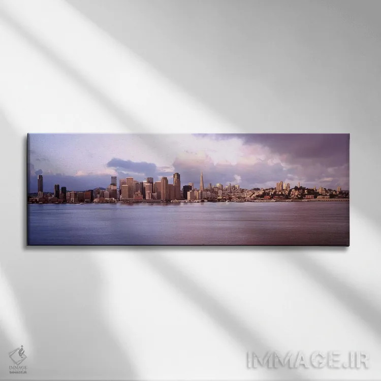 تابلو دکوراتیو San Francisco Bay, California, USA,خط افق سان فرانسیسکو… اثر پانورامیک ایمجز - نمای روبهرو روی دیوار