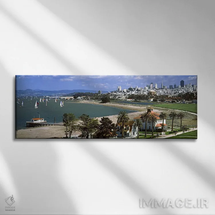 تابلو دکوراتیو Crissy Field, San Francisco, California, USA #2,ساختمان… اثر پانورامیک ایمجز - نمای روبهرو روی دیوار