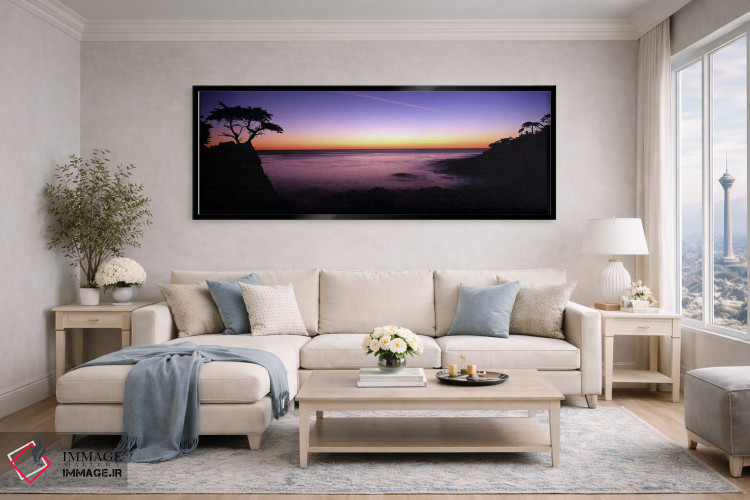 تابلو دکوراتیو 17-Mile Drive, Pebble Beach, Monterey County, Californi… اثر پانورامیک ایمجز - D5B