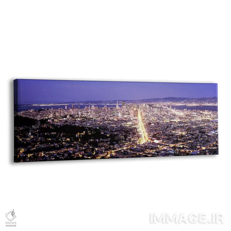 تابلو دکوراتیو San Francisco, California, USA,نمای هوایی از شهر، سان ف… اثر پانورامیک ایمجز - نمای پرسپکتیو محصول