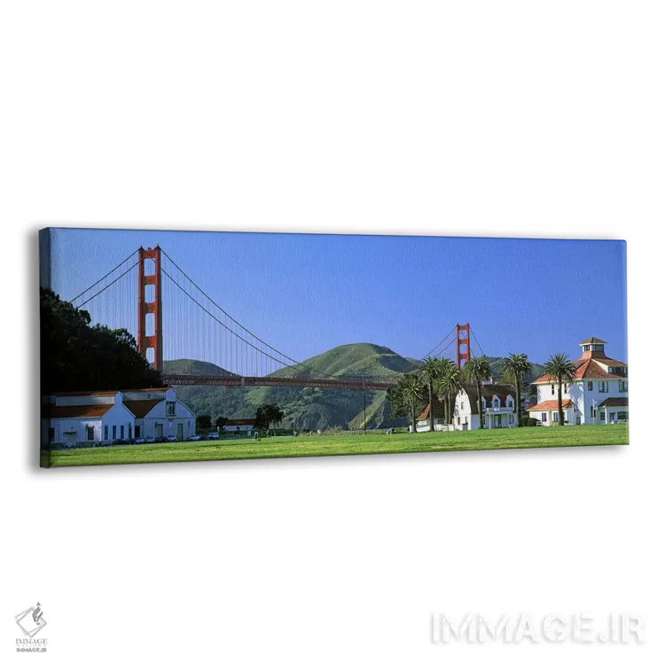 تابلو دکوراتیو Golden Gate Bridge, Crissy Field, San Francisco, Califo… اثر پانورامیک ایمجز - نمای پرسپکتیو محصول