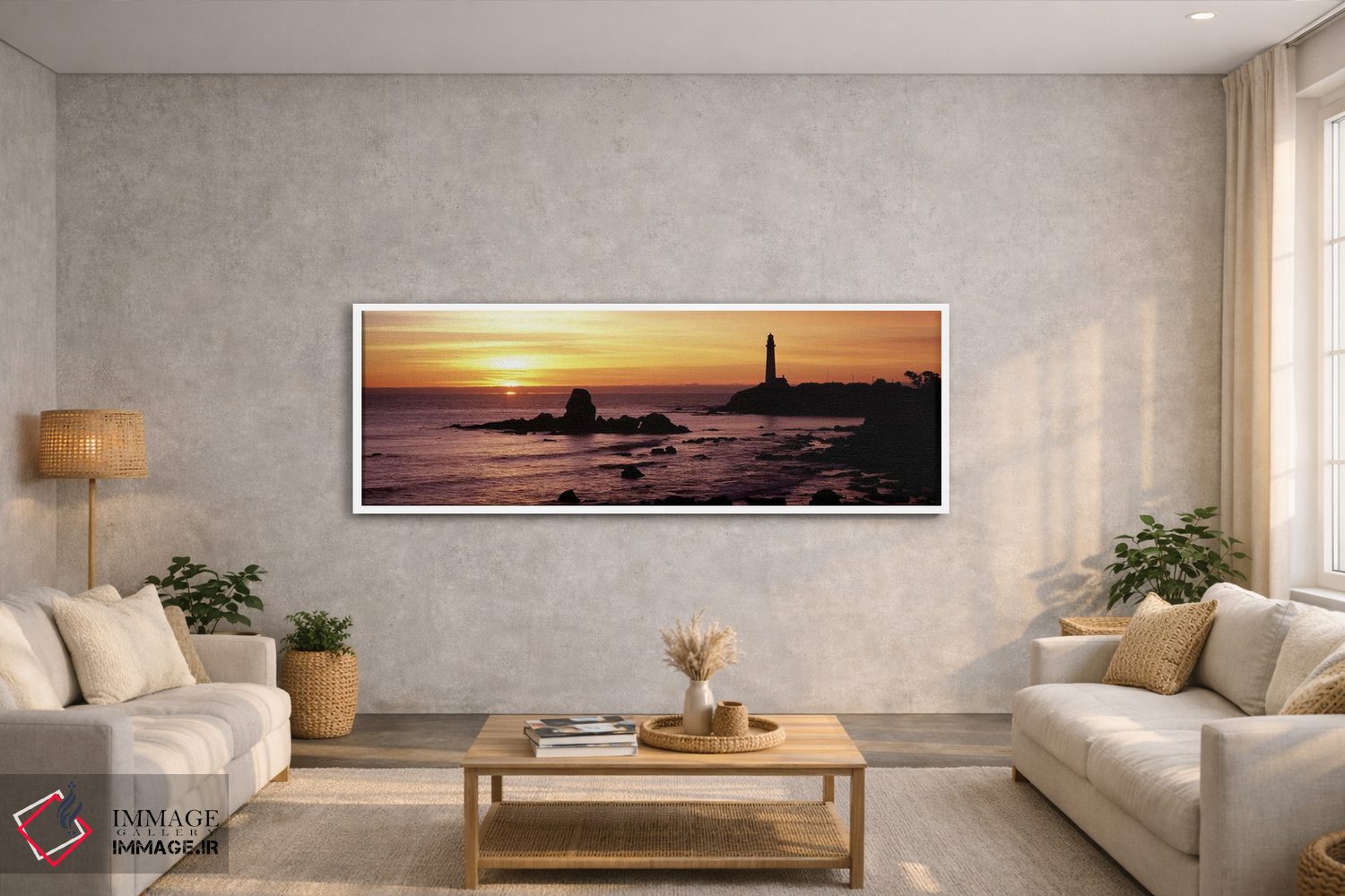تابلو دکوراتیو Pigeon Point Lighthouse, San Mateo County, California… اثر پانورامیک ایمجز - D3W