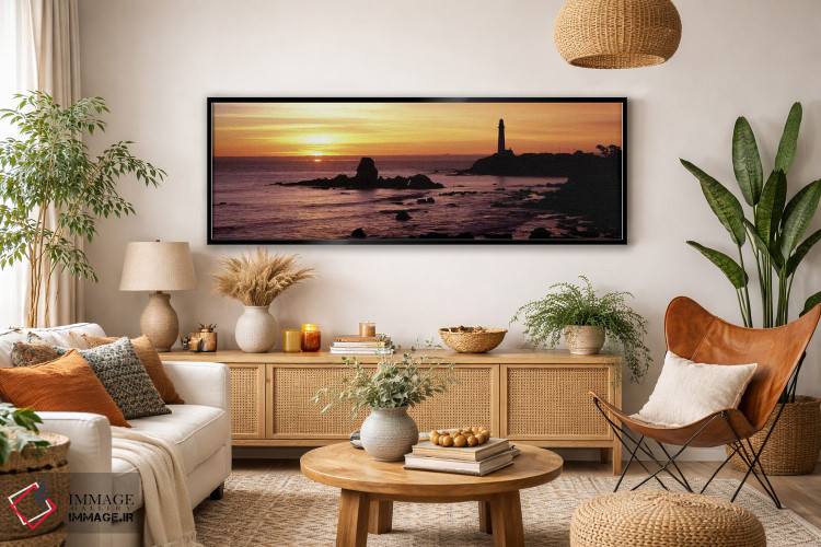 تابلو دکوراتیو Pigeon Point Lighthouse, San Mateo County, California… اثر پانورامیک ایمجز - D4B