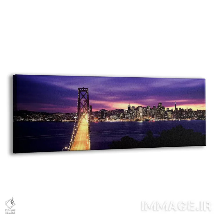 تابلو دکوراتیو Bay Bridge, San Francisco Bay, San Francisco, Californi… اثر پانورامیک ایمجز - نمای پرسپکتیو محصول
