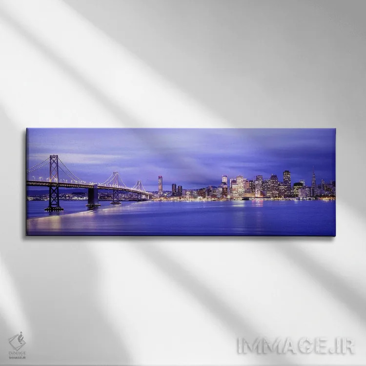 تابلو دکوراتیو San Francisco Bay, San Francisco, California, USA,پل رو… اثر پانورامیک ایمجز - نمای روبهرو روی دیوار