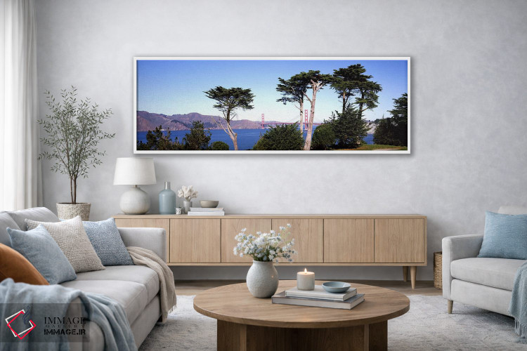 تابلو دکوراتیو Golden Gate Bridge, San Francisco Bay, San Francisco, C… اثر پانورامیک ایمجز - D2W