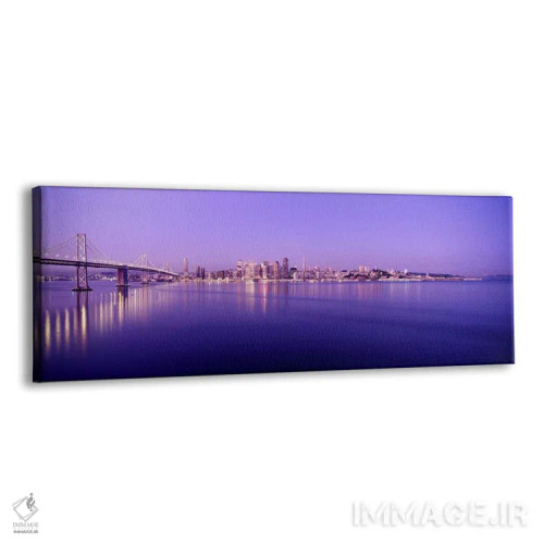 تابلو دکوراتیو Bay Bridge, San Francisco Bay, San Francisco, Californi… اثر پانورامیک ایمجز - نمای پرسپکتیو محصول