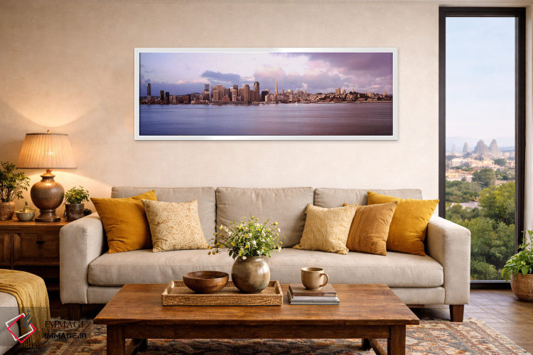 تابلو دکوراتیو San Francisco Bay, California, USA,خط افق سان فرانسیسکو… اثر پانورامیک ایمجز - D4W