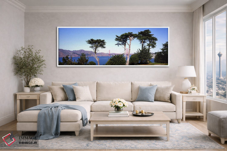 تابلو دکوراتیو Golden Gate Bridge, San Francisco Bay, San Francisco, C… اثر پانورامیک ایمجز - D5W