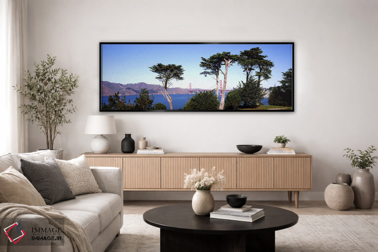 تابلو دکوراتیو Golden Gate Bridge, San Francisco Bay, San Francisco, C… اثر پانورامیک ایمجز - D4B